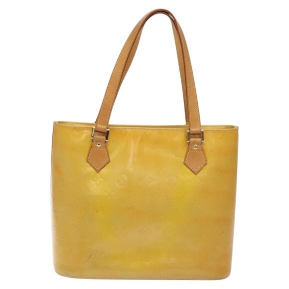 LOUIS VUITTON Monogram Vernis Houston Hand Bag Gris M91053 - Picture 2 of 16